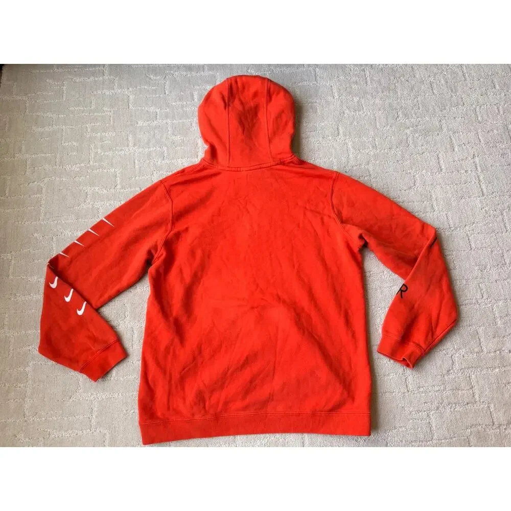 Nike Air Graphic Pullover Hoodie Mens Spell Out Swoosh Box Logo